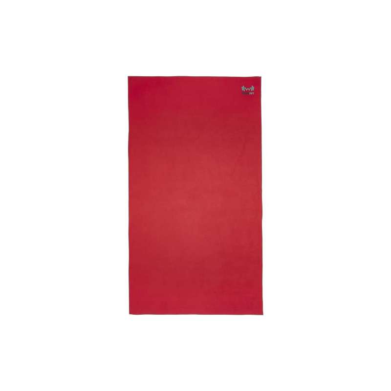 Asciugamano ultraleggero 100 x 180 cm stampato con scritta - cod. P113324