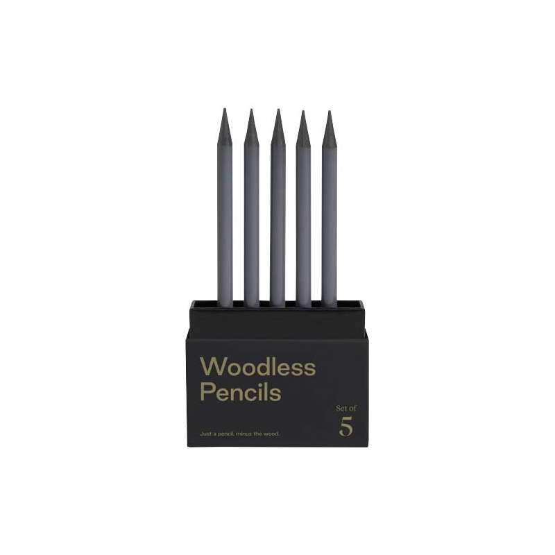 Matite in grafite senza legno confezione da 5 - cod. P107793