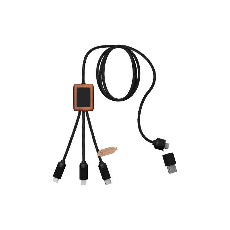 Cavo di ricarica 5 in 1 da stampare con scritte - cod. P2PX072