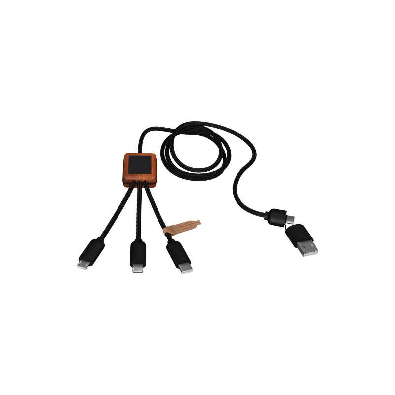 Cavo di ricarica 5 in 1 da stampare con scritte - cod. P2PX072