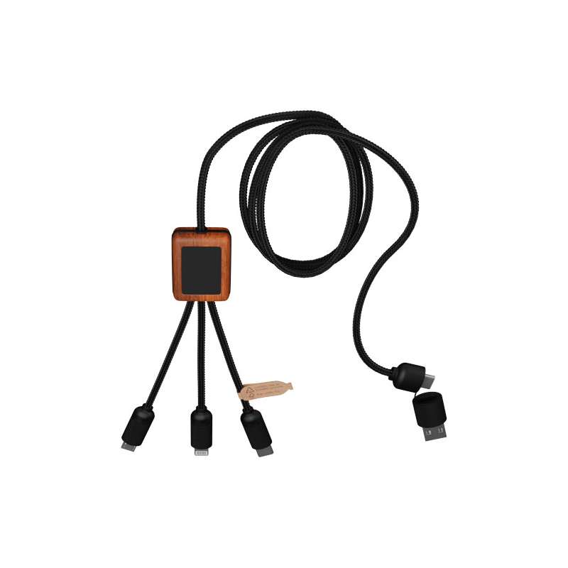 Cavo di ricarica 5 in 1 da stampare con scritte - cod. P2PX072