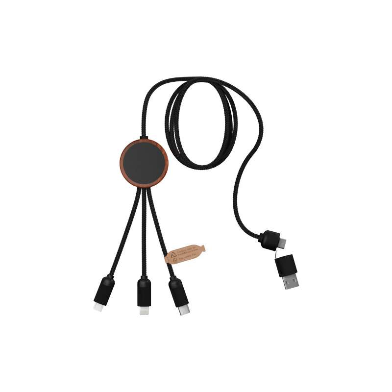 Cavo di ricarica 5 in 1 da serigrafare con scritte - cod. P2PX071