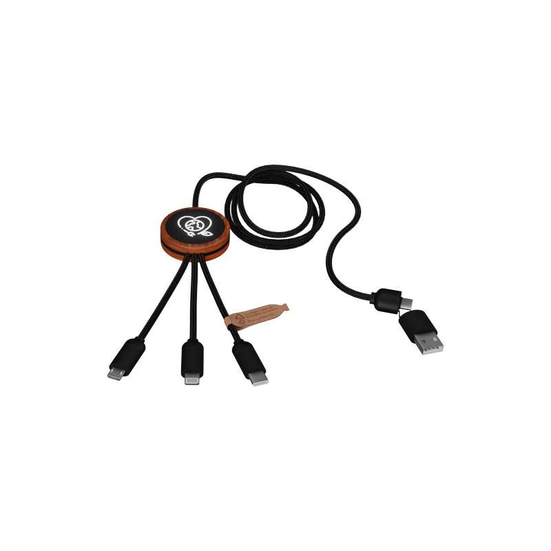 Cavo di ricarica 5 in 1 da serigrafare con scritte - cod. P2PX071