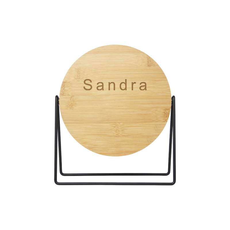 Specchio da tavolo in bambù da personalizzare - cod. P126197