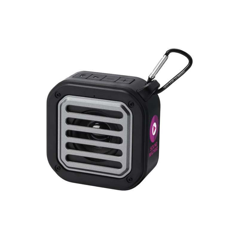 Speaker Bluetooth® a ricarica solare da 3 W con moschettone - cod. P124347