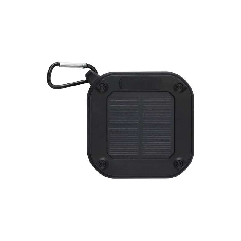 Speaker Bluetooth® a ricarica solare da 3 W con moschettone - cod. P124347