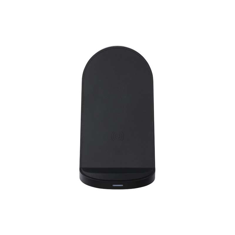 Stazione di ricarica in plastica riciclata RCS a doppia bobina da 15 W Loop - cod. P124340