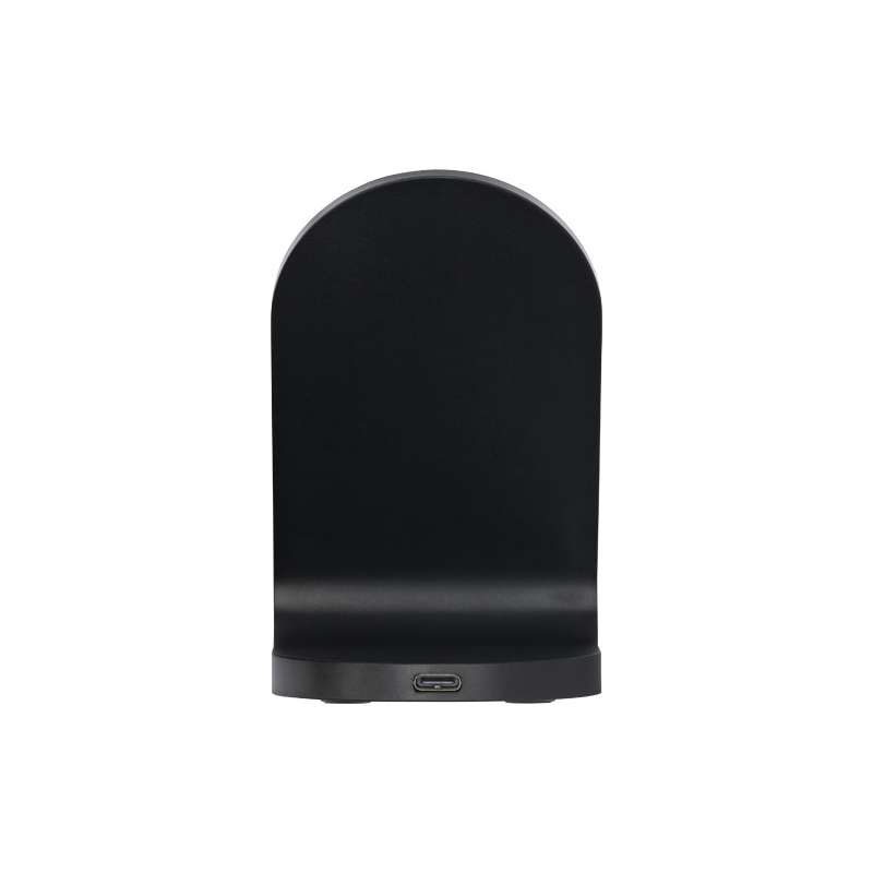 Stazione di ricarica in plastica riciclata RCS a doppia bobina da 15 W Loop - cod. P124340