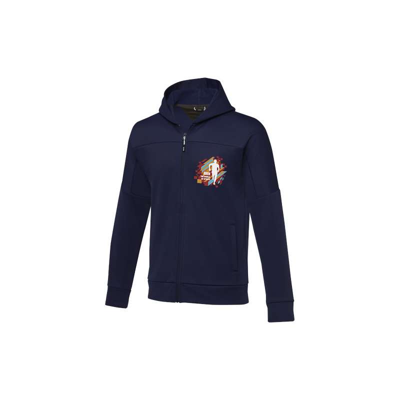 Felpa performance da uomo con zip intera - cod. P39470