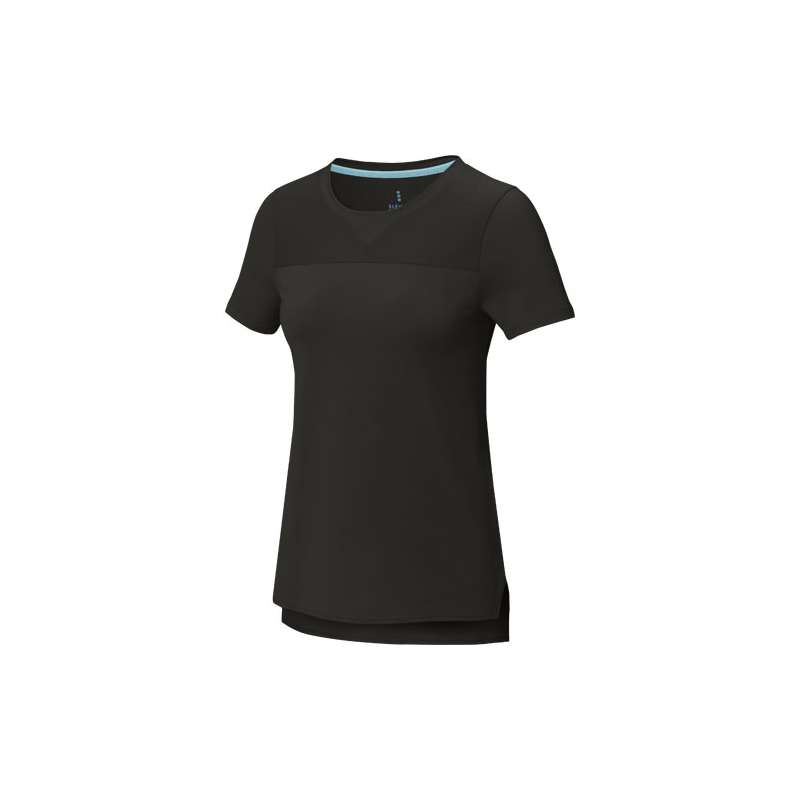 T-shirt cool fit a maniche corte con logo personalizzato da donna - cod. P37523