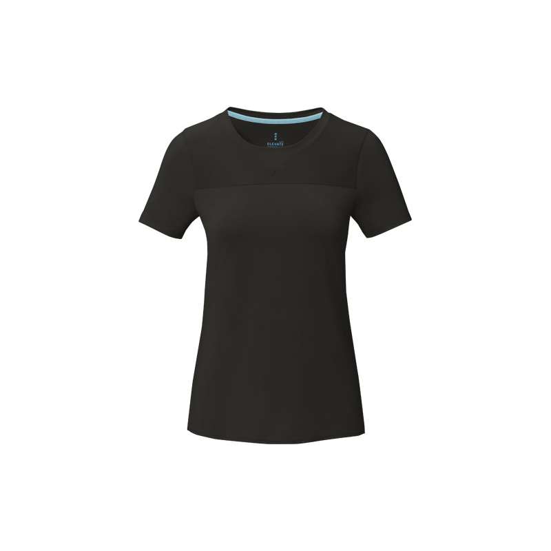 T-shirt cool fit a maniche corte con logo personalizzato da donna - cod. P37523