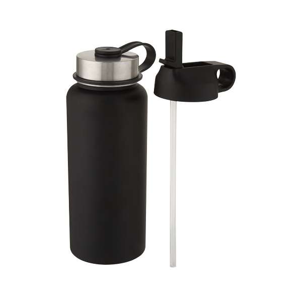 Borraccia sportiva Supra da 1l con isolamento sottovuoto in rame con 2 coperchi - cod. P100682
