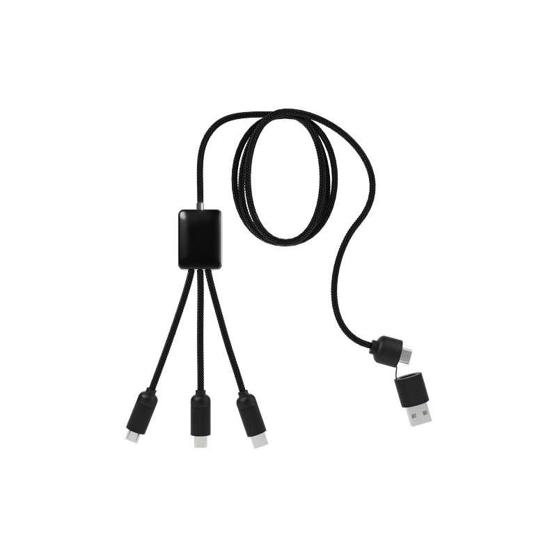 Cavo di ricarica 5 in 1 da personalizzare con logo - cod. P2PX064