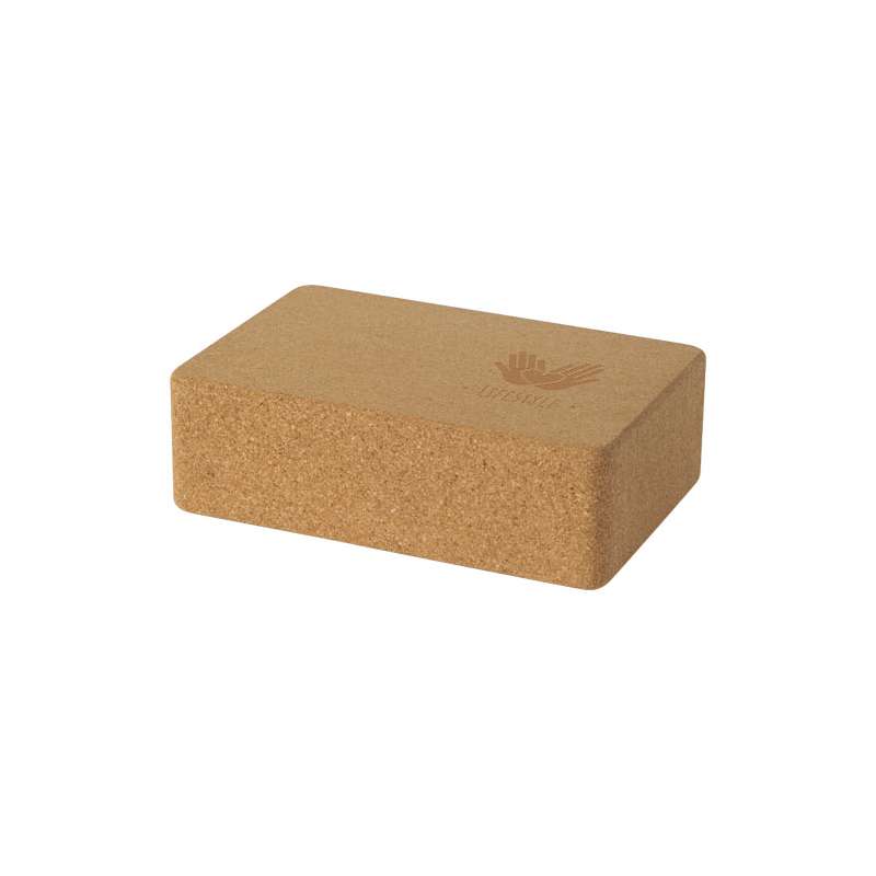 Mattoncino per yoga in sughero Trikona - cod. P127033