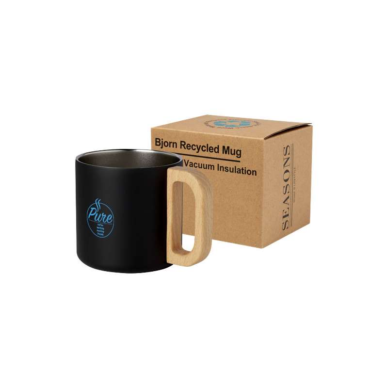 Tazza in acciaio da 360 ml con isolamento sottovuoto in rame - cod. P100740