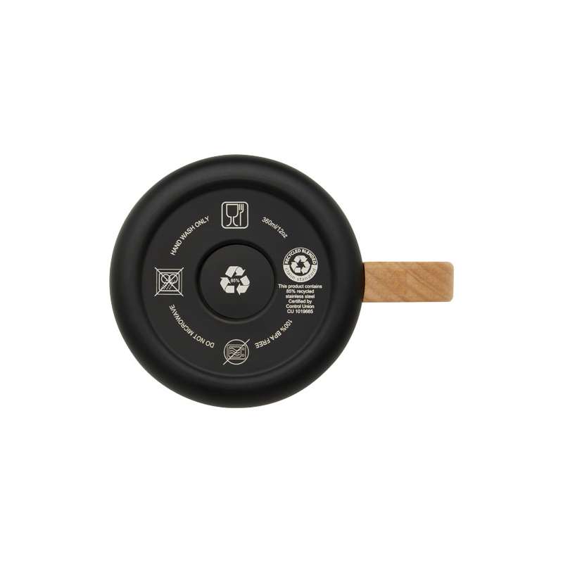 Tazza in acciaio da 360 ml con isolamento sottovuoto in rame - cod. P100740