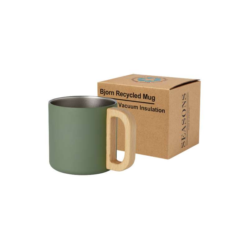 Tazza in acciaio da 360 ml con isolamento sottovuoto in rame - cod. P100740