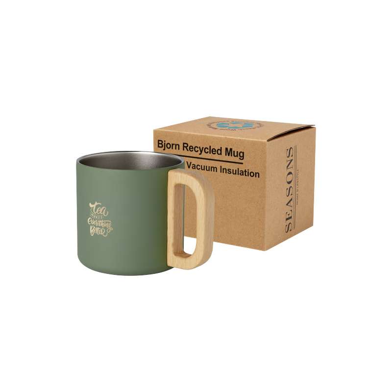 Tazza in acciaio da 360 ml con isolamento sottovuoto in rame - cod. P100740