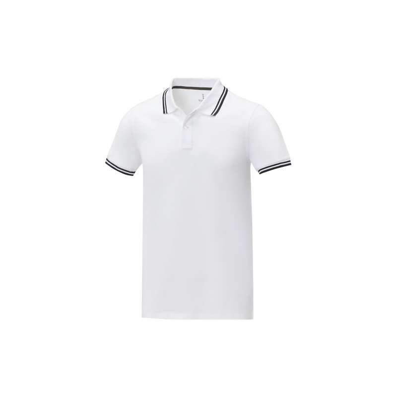 Polo stampata con logo da uomo a manica corta - cod. P38108