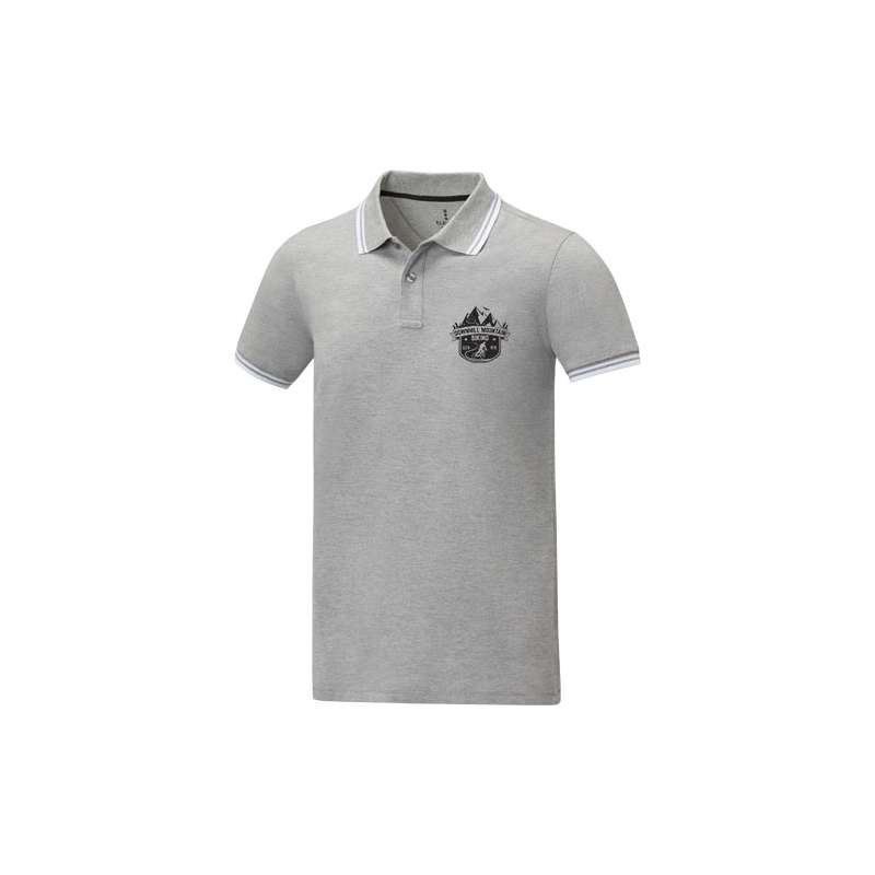 Polo stampata con logo da uomo a manica corta - cod. P38108