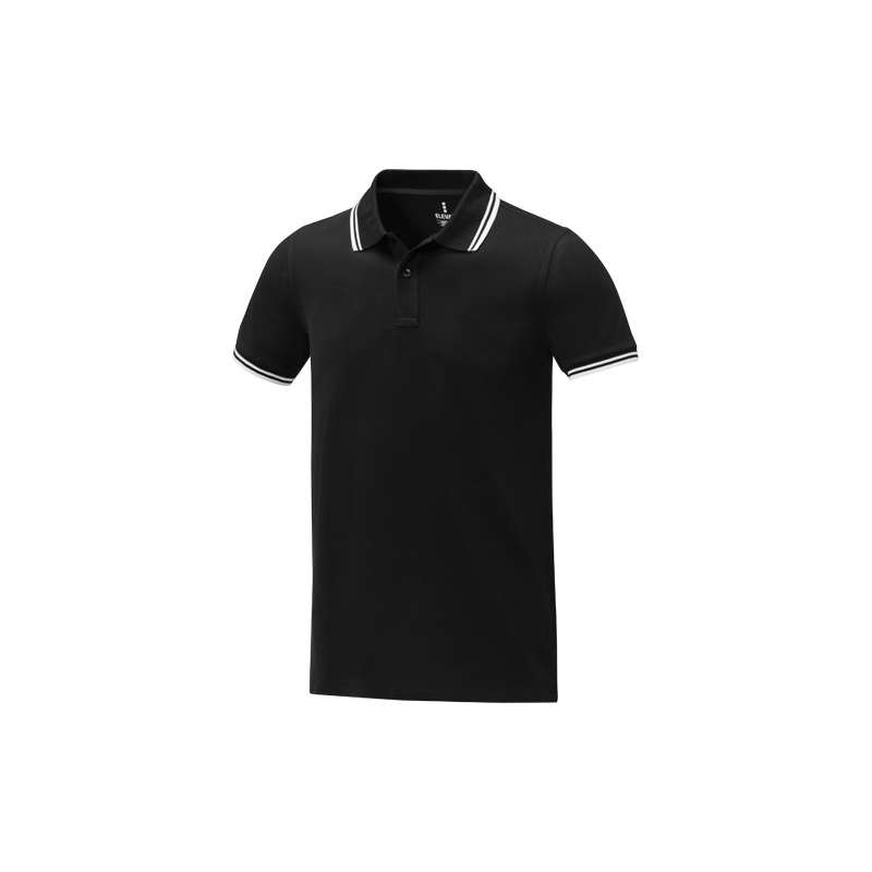 Polo stampata con logo da uomo a manica corta - cod. P38108