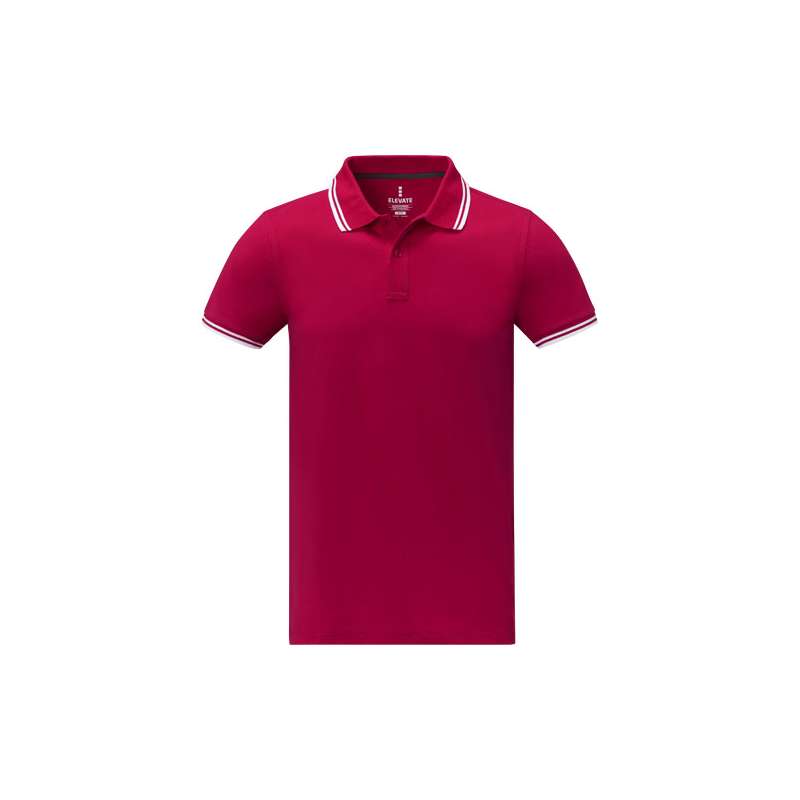 Polo stampata con logo da uomo a manica corta - cod. P38108