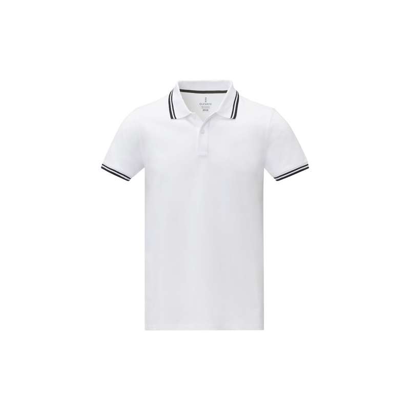 Polo stampata con logo da uomo a manica corta - cod. P38108