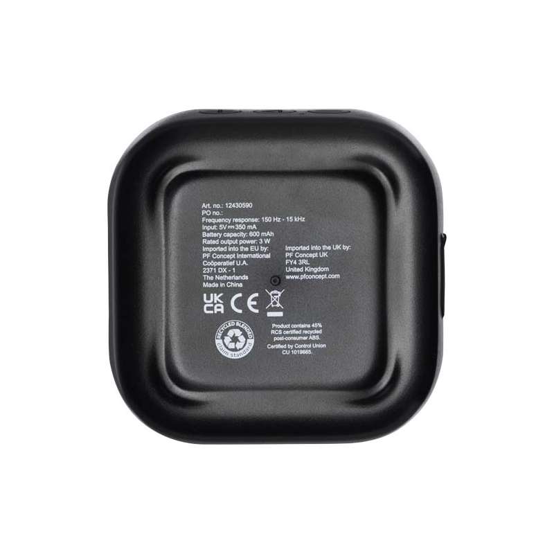 Mini speaker Bluetooth® 2.0 in plastica riciclata da 3 W - cod. P124305