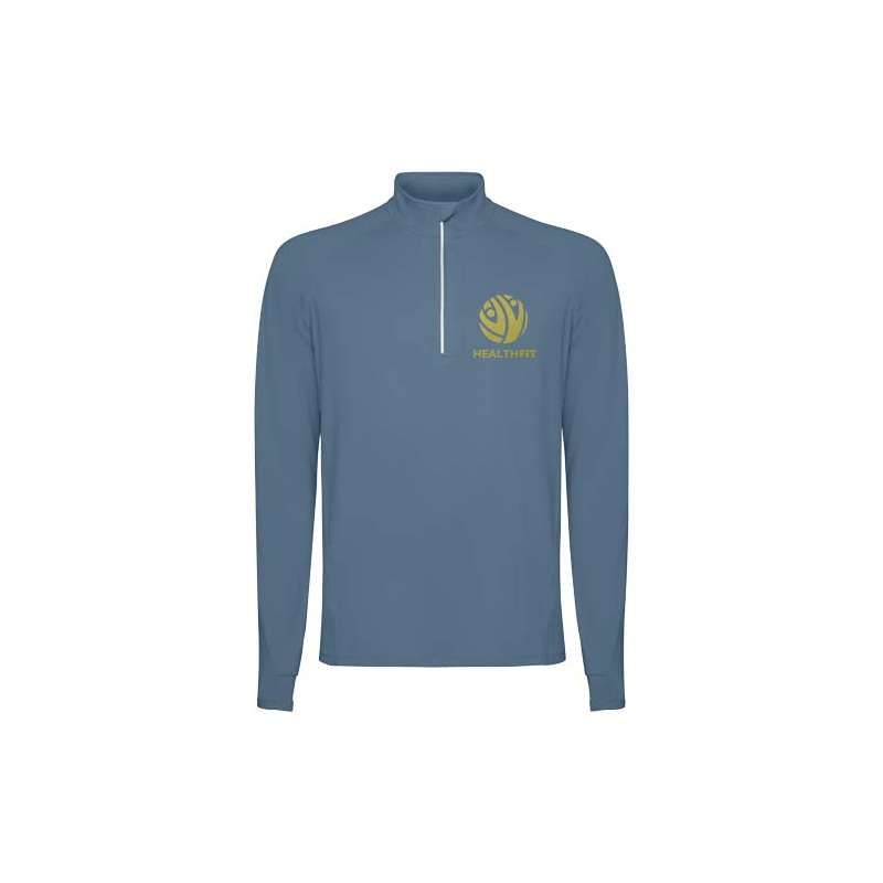 Felpa con mezza zip personalizzata - cod. PR1031