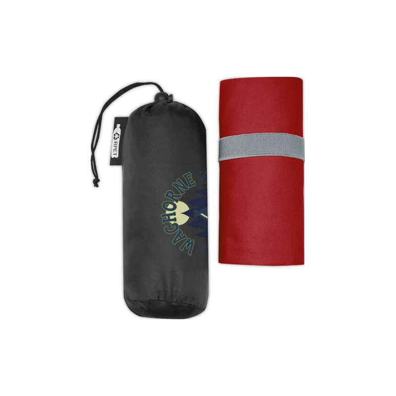 Asciugamano ultra leggero in PET riciclato 130 x 80 cm promozionale - cod. P127012