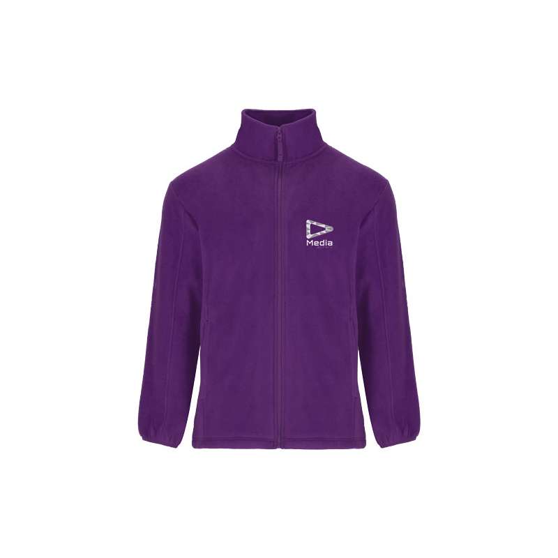 Felpa in pile da uomo con cerniera intera - cod. PR6412