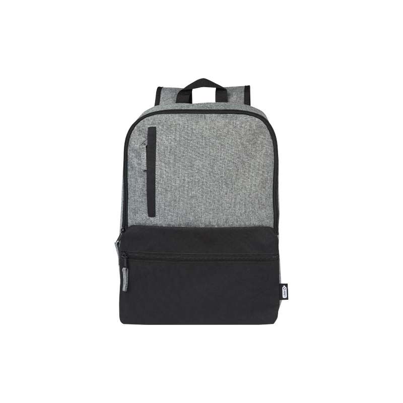 Zaino bicolore per portatile da 15" in materiale riciclato certificato GRS Reclaim 14L - cod. P120655
