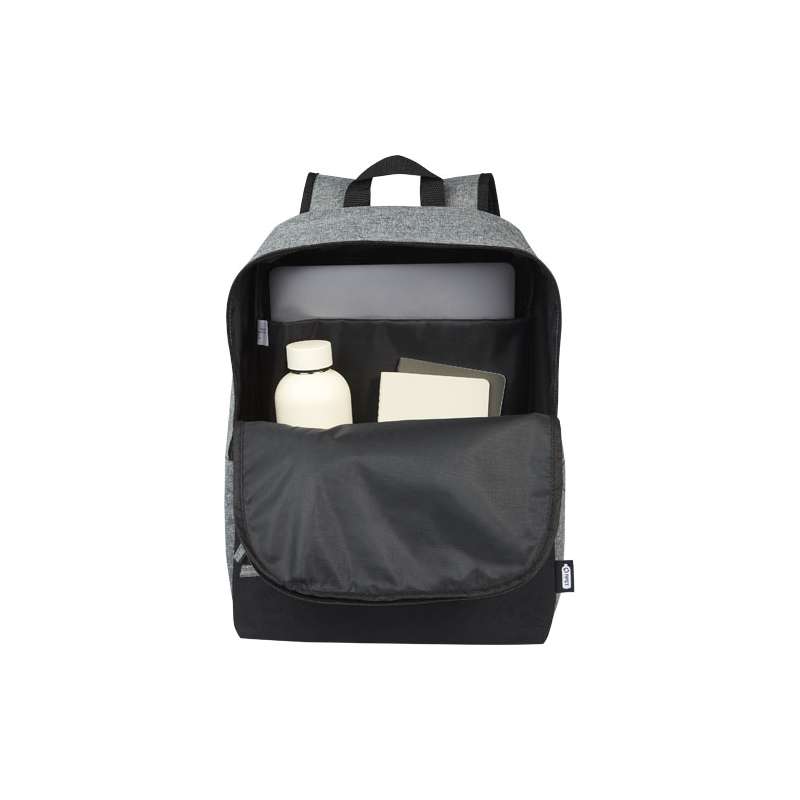 Zaino bicolore per portatile da 15" in materiale riciclato certificato GRS Reclaim 14L - cod. P120655