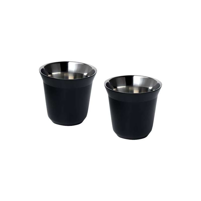 Tazzine in acciaio inox per caffè espresso - cod. P100804