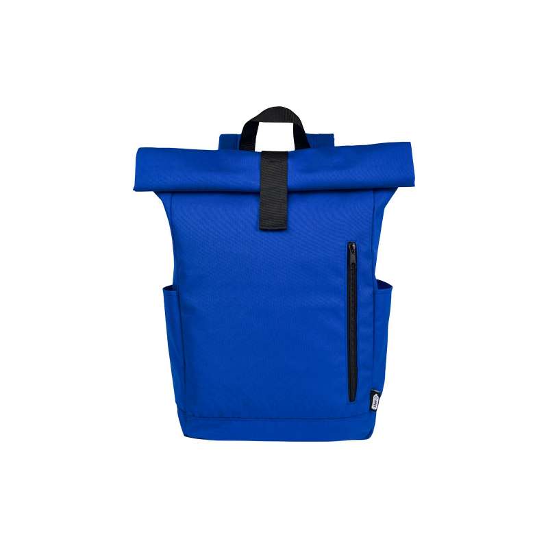 Zaino con chiusura arrotolabile per portatile da 15,6" in PET riciclato certificato GRS Byron 18L - cod. P120659