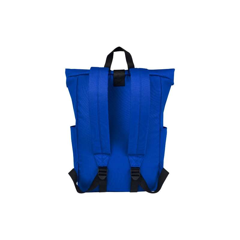 Zaino con chiusura arrotolabile per portatile da 15,6" in PET riciclato certificato GRS Byron 18L - cod. P120659