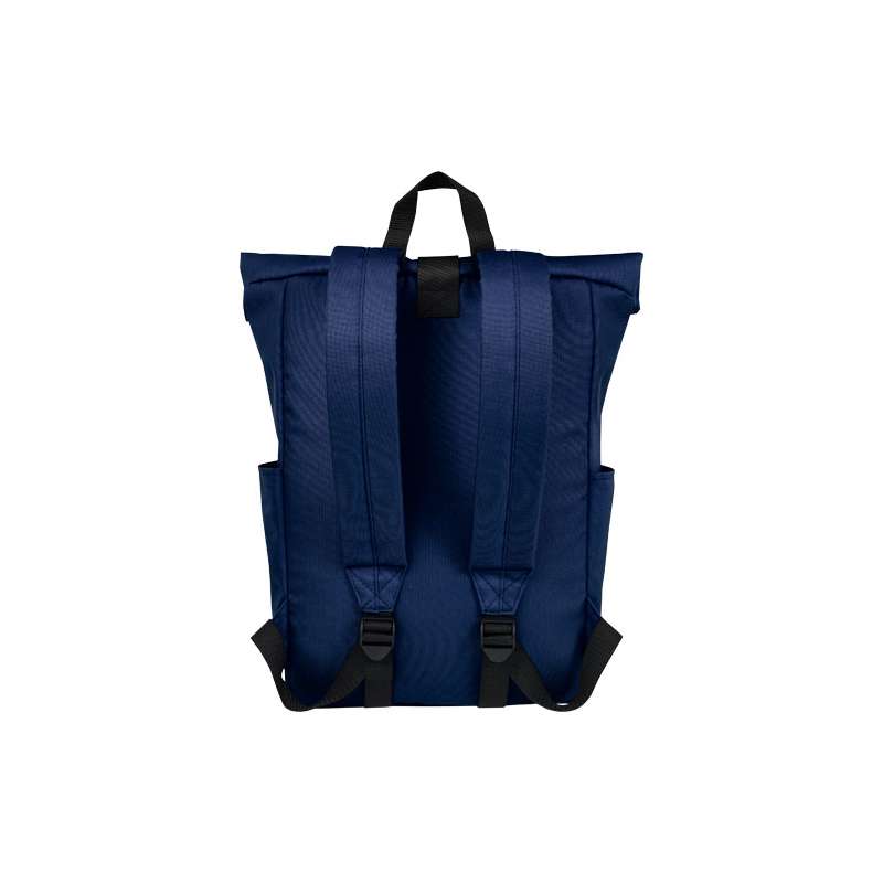Zaino con chiusura arrotolabile per portatile da 15,6" in PET riciclato certificato GRS Byron 18L - cod. P120659