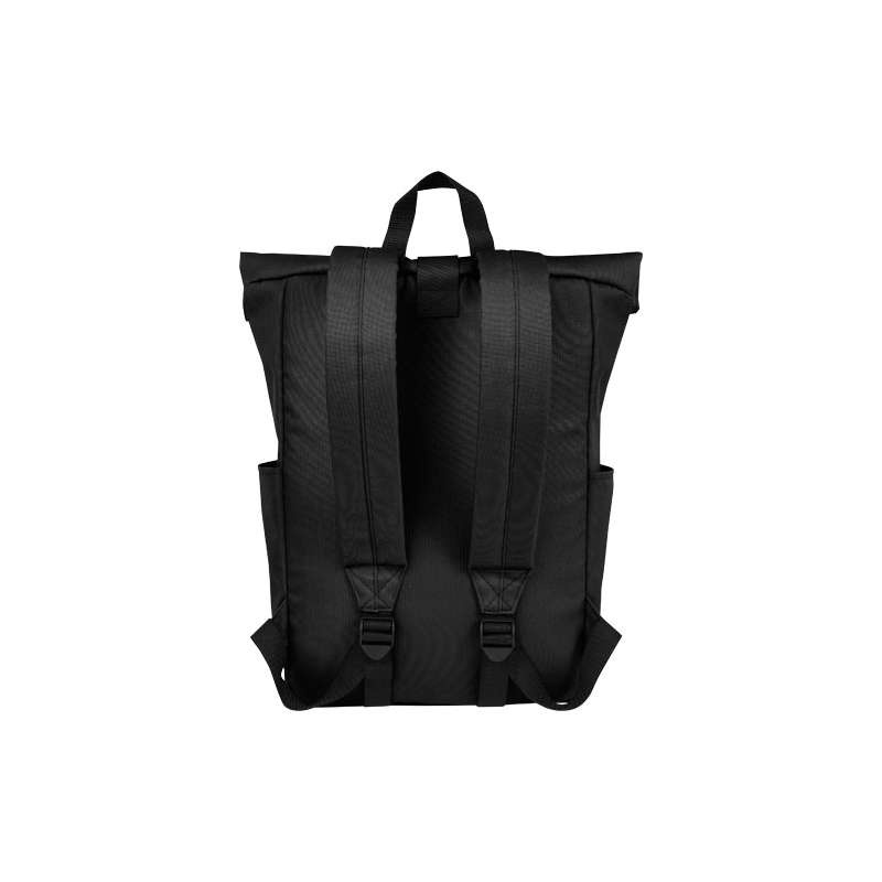 Zaino con chiusura arrotolabile per portatile da 15,6" in PET riciclato certificato GRS Byron 18L - cod. P120659