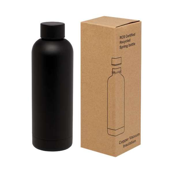 Borraccia con isolamento sottovuoto in rame certificata RCS da 500 ml Spring - cod. P100798