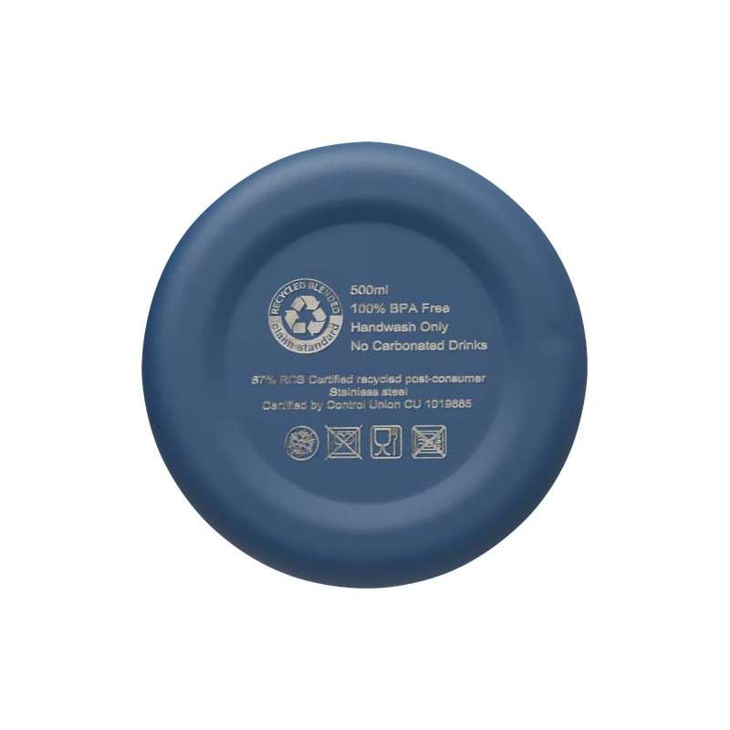 Borraccia con isolamento sottovuoto in rame certificata RCS da 500 ml Spring - cod. P100798