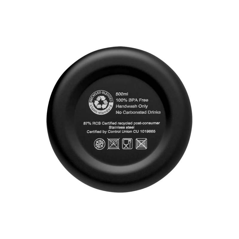 Borraccia con isolamento sottovuoto in rame certificata RCS da 500 ml Spring - cod. P100798