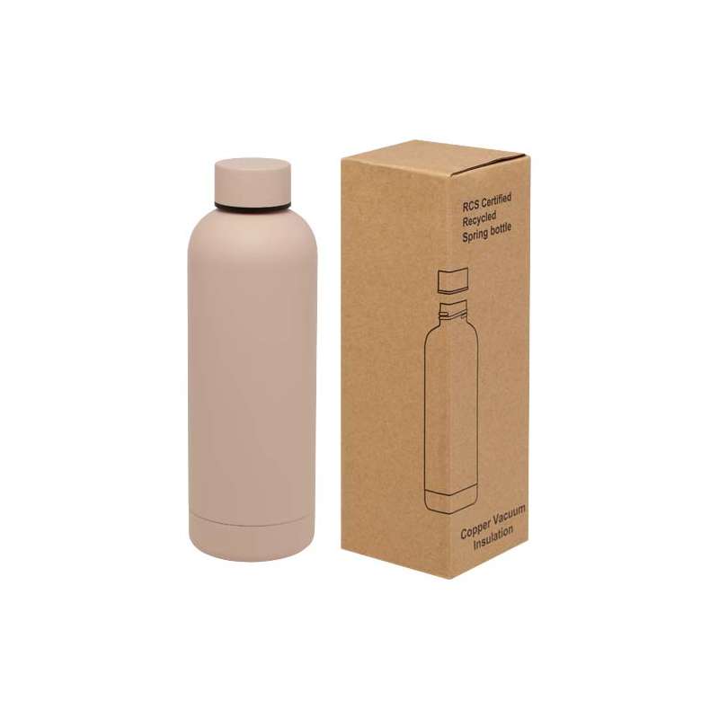 Borraccia con isolamento sottovuoto in rame certificata RCS da 500 ml Spring - cod. P100798