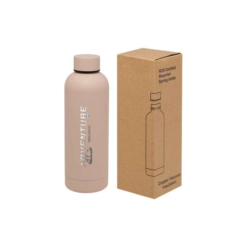 Borraccia con isolamento sottovuoto in rame certificata RCS da 500 ml Spring - cod. P100798