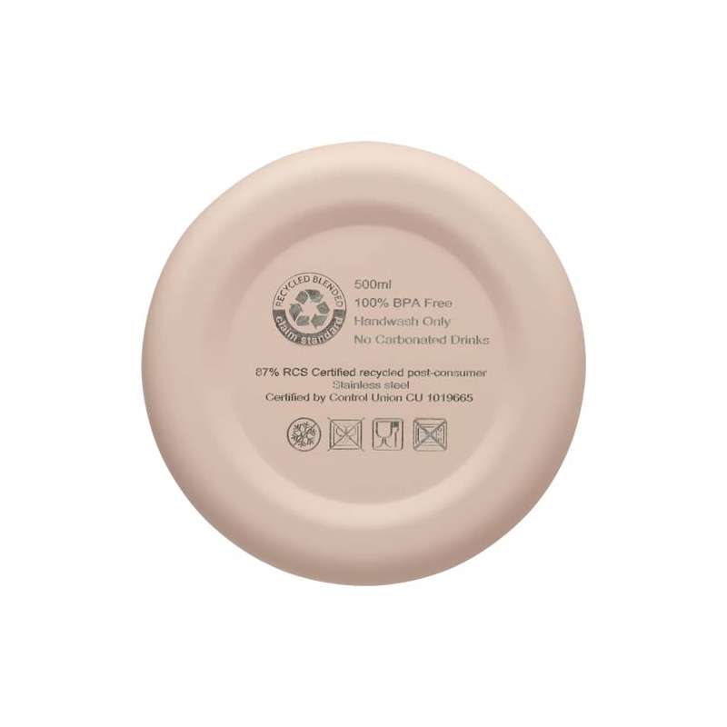 Borraccia con isolamento sottovuoto in rame certificata RCS da 500 ml Spring - cod. P100798