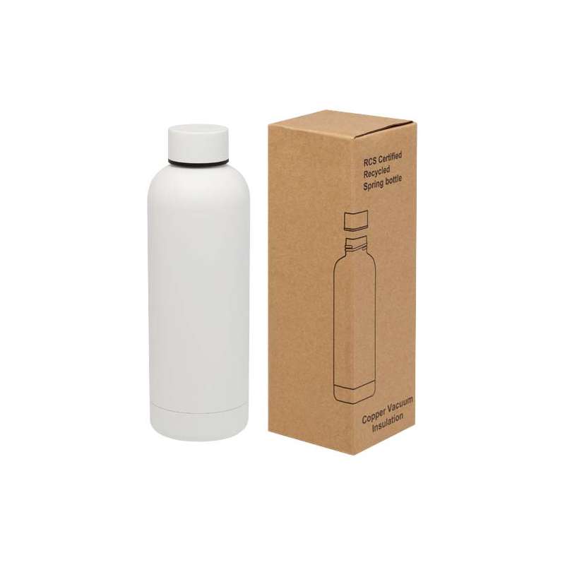 Borraccia con isolamento sottovuoto in rame certificata RCS da 500 ml Spring - cod. P100798