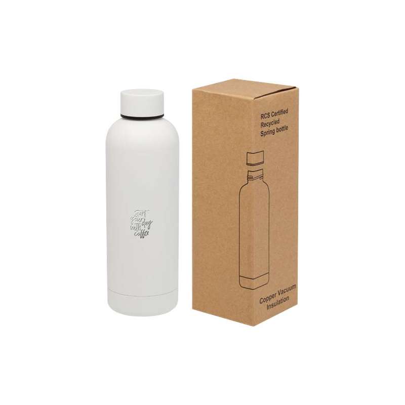 Borraccia con isolamento sottovuoto in rame certificata RCS da 500 ml Spring - cod. P100798