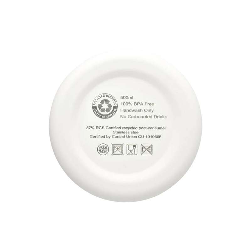 Borraccia con isolamento sottovuoto in rame certificata RCS da 500 ml Spring - cod. P100798