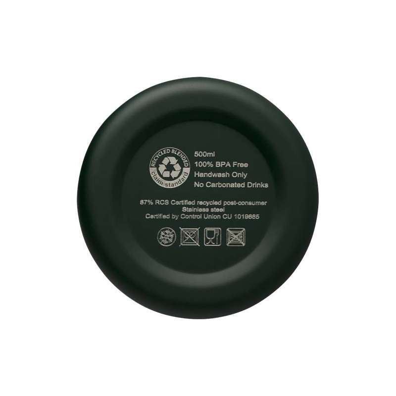 Borraccia con isolamento sottovuoto in rame certificata RCS da 500 ml Spring - cod. P100798