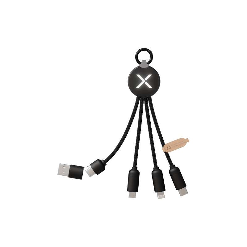 Cavo di ricarica 5 in 1 personalizzabile con scritte - cod. P2PX179