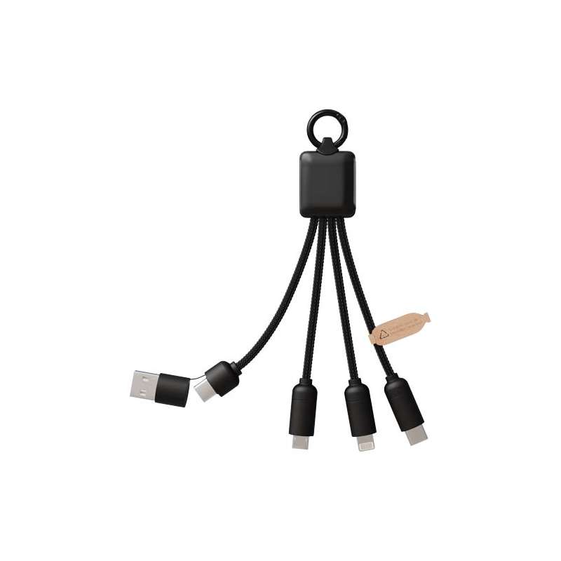 Cavo di ricarica 5 in 1 personalizzabile con logo - cod. P2PX181